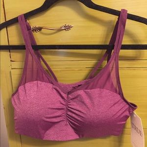 True & Co easy fit pullover weekend bra.Merlot